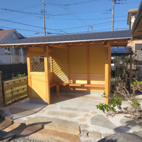 山口県美祢市 安岡工務店の施工実績 新築　東屋